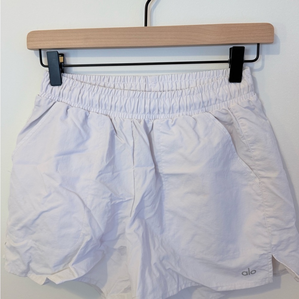 ALO Yoga Women's Athletic White Shorts